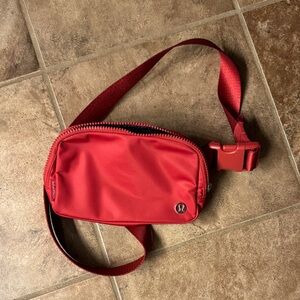 lululemon Bold Red Belt Bag